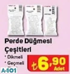 PERDE DÜĞMESİ ÇEŞİTLERİ